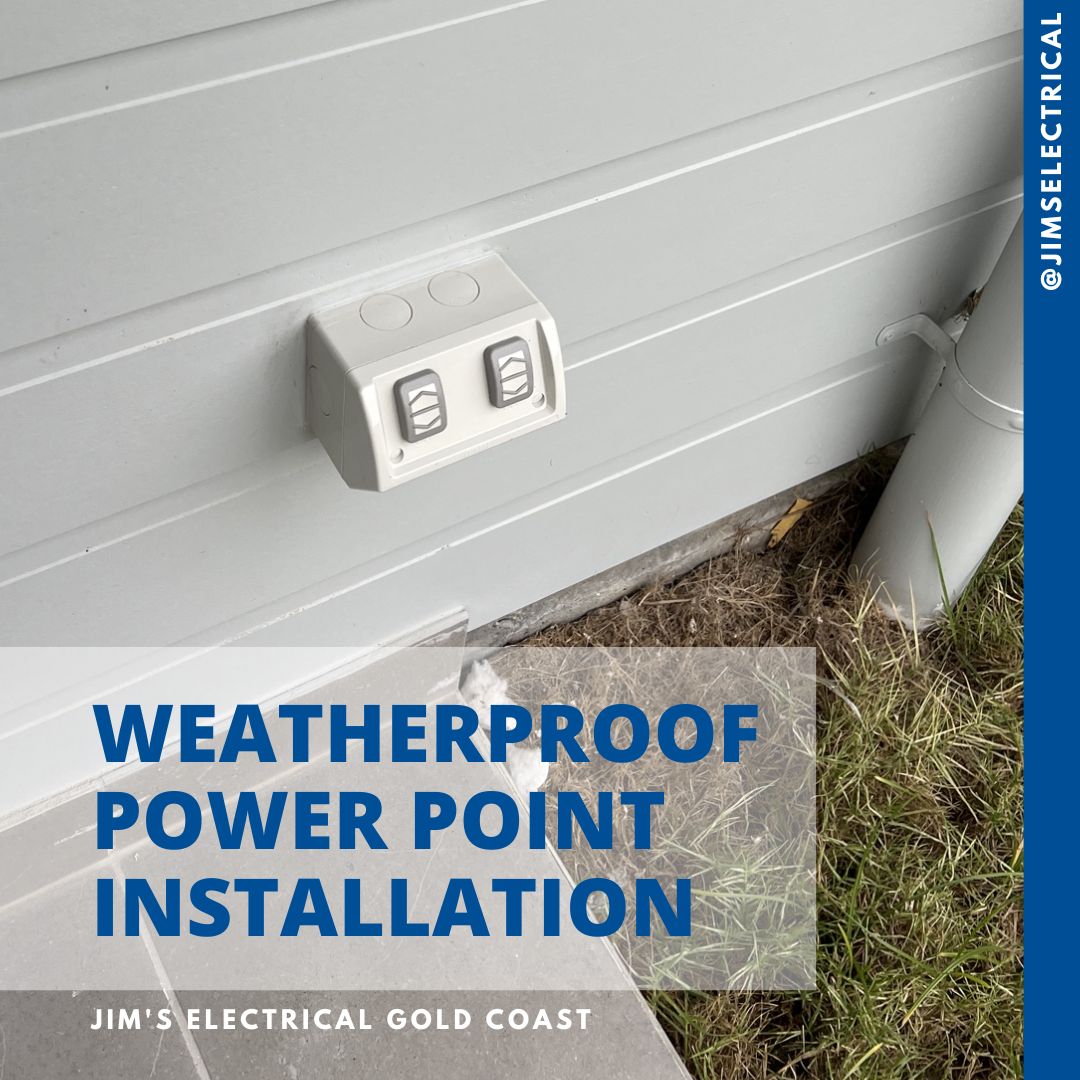 Weatherproof Power Point Installation